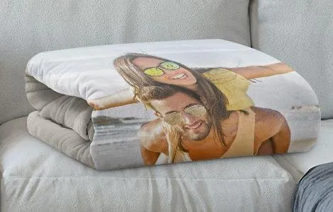 Coperta personalizzata vista frontale