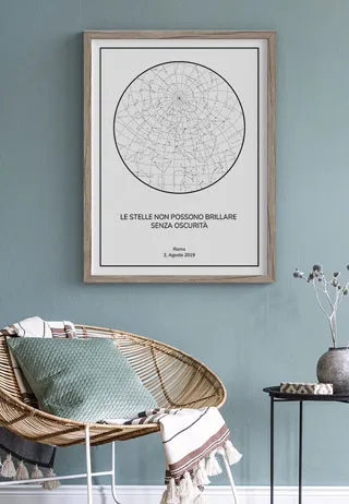 Mappa stellare personalizzata 
