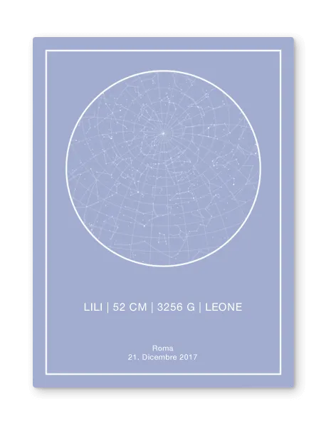 mappa stellare personalizzata
