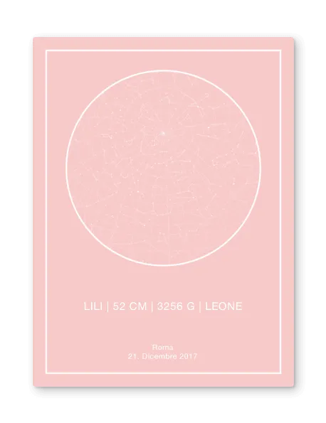 mappa stellare personalizzata