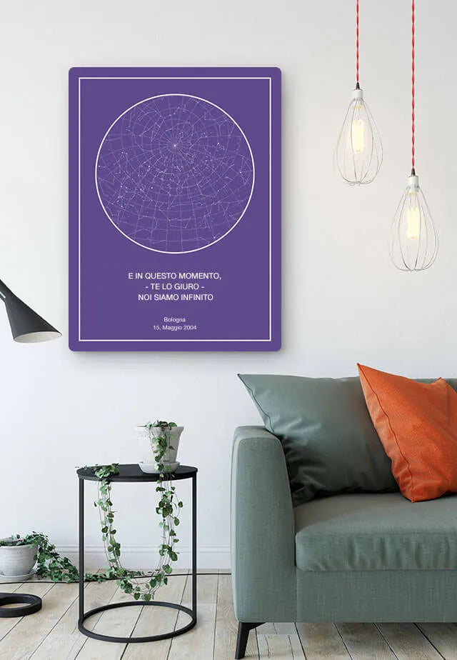 Mappe del cielo personalizzata