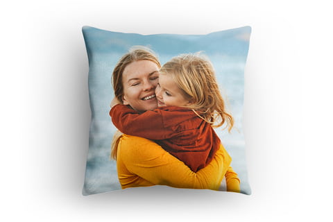 Cuscino personalizzato con foto vista frontale