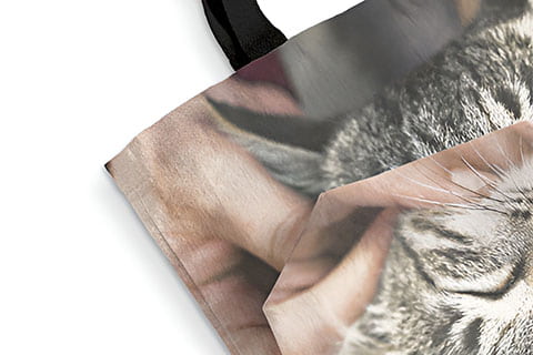 borsa personalizzata in dettaglio 